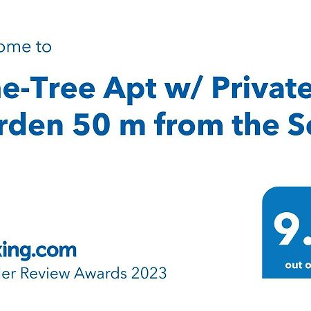 Pine-Tree Apt W/ Private Garden 50 M From The Sea Golem  Ngoại thất bức ảnh