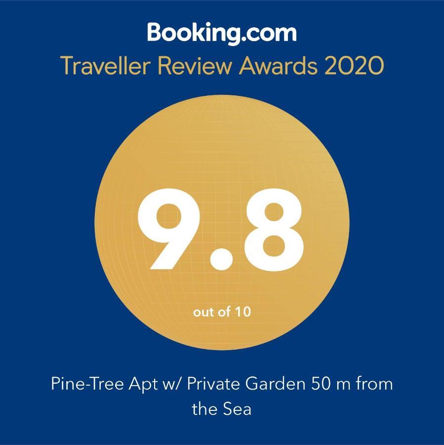Pine-Tree Apt W/ Private Garden 50 M From The Sea Golem  Ngoại thất bức ảnh